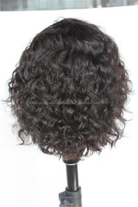 Express ali poils brésiliens court Bob Ondulés Pour Les Femmes Noires court coiffures bob avant <span class=keywords><strong>de</strong></span> lacet perruque - Product Image 5
