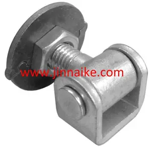 2015 Adjustable Pivot Hinge for Gates Weld-on with M20 bolt and Round Plate