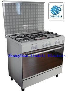 Đồ gia dụng nhà bếp nồi cơm điện với lò phạm vi bếp với 2 hotplates 3 đầu đốt với cơ thể trắng cho Nigeria - Product Image 2