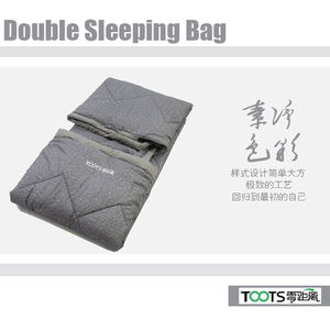 Doppia Dimensione della Famiglia di Campeggio <span class=keywords><strong>Sacco</strong></span> A <span class=keywords><strong>Pelo</strong></span> - Product Image 2