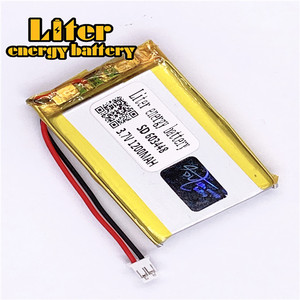 Plug 2.0-2 P 3.7 V 603448 mah 1200 lithium polymer lipo rechargeable battery li ion Solar lithium battery with PCM - Product Image 3