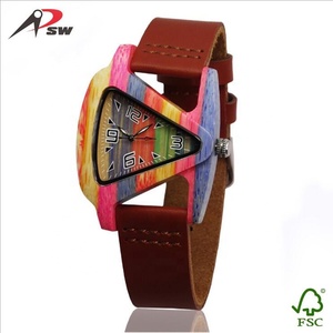 Montres en bambou colorées pour femmes, style charmant, meilleure <span class=keywords><strong>montre</strong></span> en bois pour femmes - Product Image 2