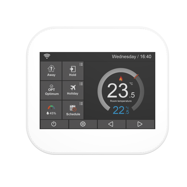 WiFi Electric Heating Thermostat 16A 220V Touch Screen Thermostat
