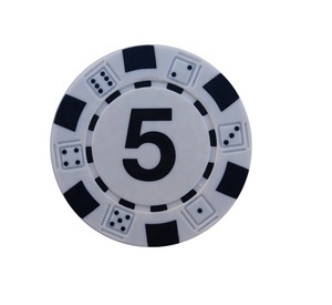 Ficha de Póker de Casino de 11.5G, Material ABS Ecológico, 2 Colores, Ficha de Póker de Casino en Blanco 2C, Ficha de <span class=keywords><strong>Dados</strong></span> - Product Image 4