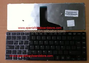 TECLADO PARA NOTEBOOK per TOSHIBA L40 L45 L40-A con Lucido telaio nero LATINO SPAGNOLO TASTIERA MP-11B26LA-920B AEMTCL00010-LA