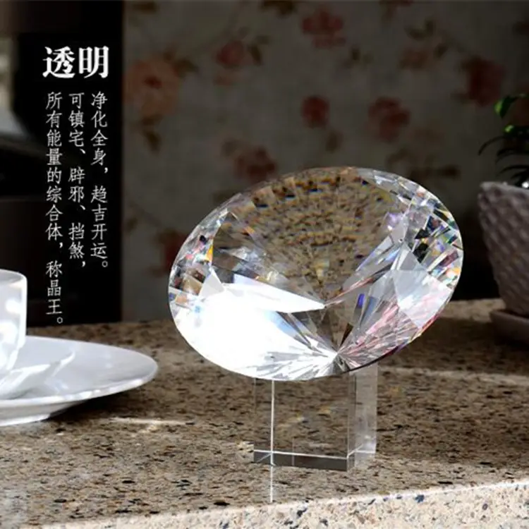 Guter Preis der Qualitäts Hochzeitsgeschenke Dekorative Glas Kristall Diamant