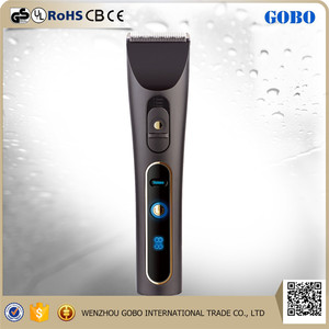 GB-A502 Forman La venta caliente máquina de corte de <span class=keywords><strong>pelo</strong></span> eléctrico barbero cortadora de cabello carga rápida LCD - Product Image 1