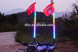 Látigos iluminados LED con bandera ATV, látigos de antena - Product Image 5
