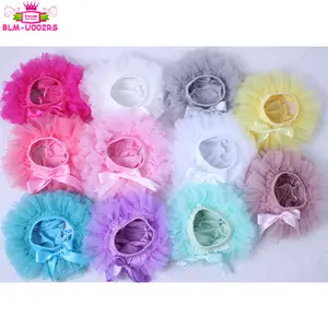 2018 Kid 'S Xù Cây Ra Hoa Ruffle Quần Lót Bé Quần Lót Bloomer 0-6years Bán Buôn Bé Xung Quanh Ruffle Cây Ra Hoa