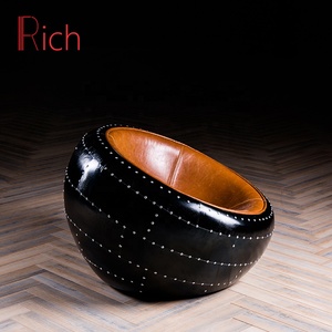 Living Room Decoration Leisure <strong>Chair</strong> Leather <strong>Pod</strong> Ball <strong>Chair</strong> - Product Image 4