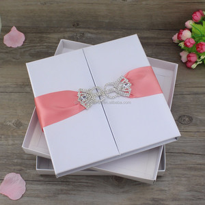 Rubans et nœuds de luxe personnalisés, 50 pièces, pour boîte en soie, Invitations de <span class=keywords><strong>mariage</strong></span> - Product Image 4