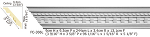 Poliuretano de alta calidad hermoso barato decorativo PU moldeo de espuma CORNISA DE - Product Image 3