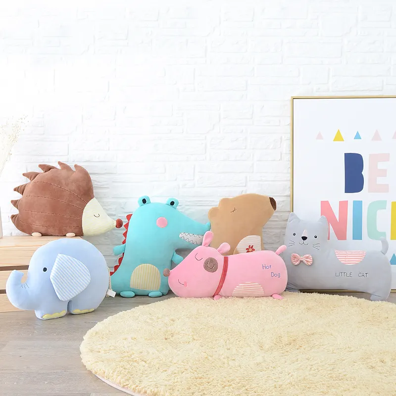 Плюшевая подушка Metoo в виде слона, кролика, мягкая набивная мультяшная подушка, игрушки-животные, подушка, новый дизайн, подарки для детей и девочек