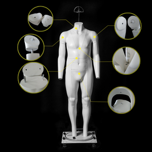 Gh25 mới đến nhiếp ảnh ma mannequin cho quần áo chụp ảnh vô hình mannequin nam châm giả XXL Kích thước nam mannequin - Product Image 3
