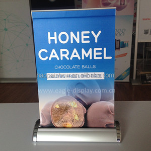A4 A3 mini tavolo <span class=keywords><strong>roll</strong></span> <span class=keywords><strong>up</strong></span> banner stand design <span class=keywords><strong>personalizzato</strong></span> supporto per stampa digitale - Product Image 6