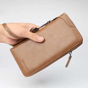 Commercio all'ingrosso di Grande Capienza Della Chiusura Lampo Del Raccoglitore Della Frizione di Marca Famosa di Alta Qualità di Uomo D'affari Baellerry Portafoglio - Product Image 5