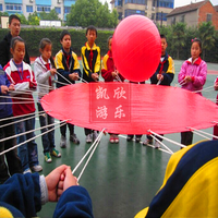 Jeu de sport amusant gonflable, ballon gonflable pour travail d'équipe et système de jeu interactif dans l'école, place publique