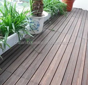Hot Compressed Carbonized Outdoor Decking Bamboo Flooring Coating Bamboo Panel