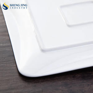 Vajilla de Porcelana para Buffet de Restaurante, Plato Cuadrado de Cerámica Económico y Elegante - Product Image 5