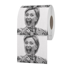 2ply/3ply altamente coleccionables novedad Hillary Clinton papel higiénico rollo caja de 100 - Product Image 2