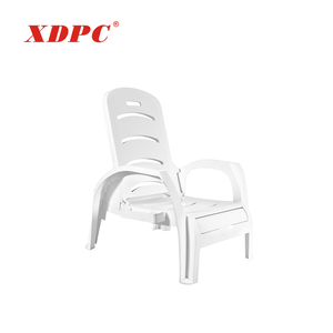 Footrest के साथ समुद्र तट डेरा डाले हुए reclining तह प्लास्टिक अवकाश लाउंज कुर्सी - Product Image 2