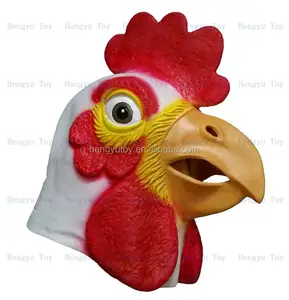 Máscara de disfraz de gallina de gallo de látex, superventas, impresionante, alta calidad, maravillosa, realista, para fiesta de Carnaval