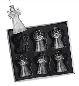 Commercio all'ingrosso di Vetro del Mestiere Della Decorazione di <span class=keywords><strong>Natale</strong></span> Albero Di <span class=keywords><strong>Natale</strong></span> Decorazione Appesa Angelo - Product Image 2