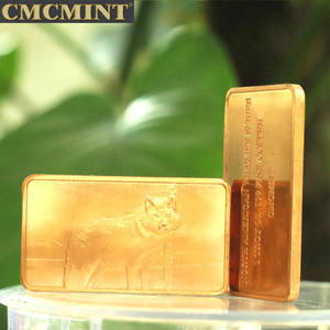 سبائك نحاسية 1 أونصة 999 نحاس نقي على شكل ذئب A081 - Product Image 4