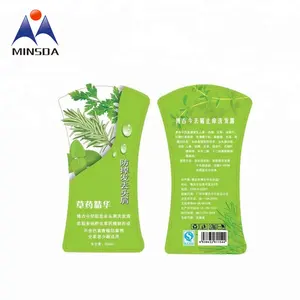 Minsda Hot Sell Custom Best Design Shampoo Bottle Label Manufacture in China