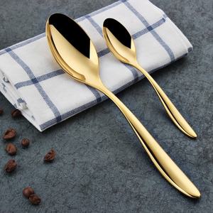 Lớp Flatware thanh lịch đám cưới sang trọng dao kéo chất lượng cao ăn tối dao muỗng ngã ba nhà hàng hiện đại vàng đám cưới thiết lập dao kéo - Product Image 5