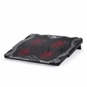 Cooling Pad für 15,6-17-zoll Laptops mit Vier 110mm rote LED Lüfter auf 1100 RPM