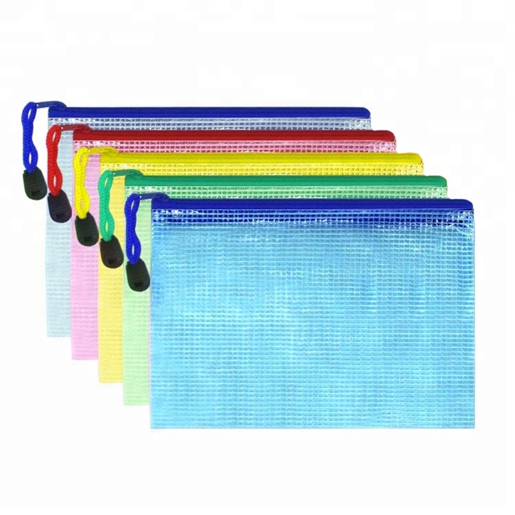 Размер A5, ПВХ, качественная школьная Сетчатая Сумка для хранения документов