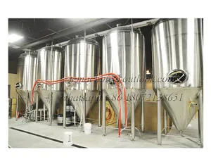 Fermentador de cerveja de 400l com fundo cônico