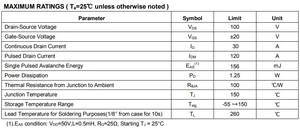 Ban đầu dc010ng thay thế để-252 N kênh 30V 60A MOS Ống U t60n03 60n03 vá bóng bán dẫn - Product Image 4