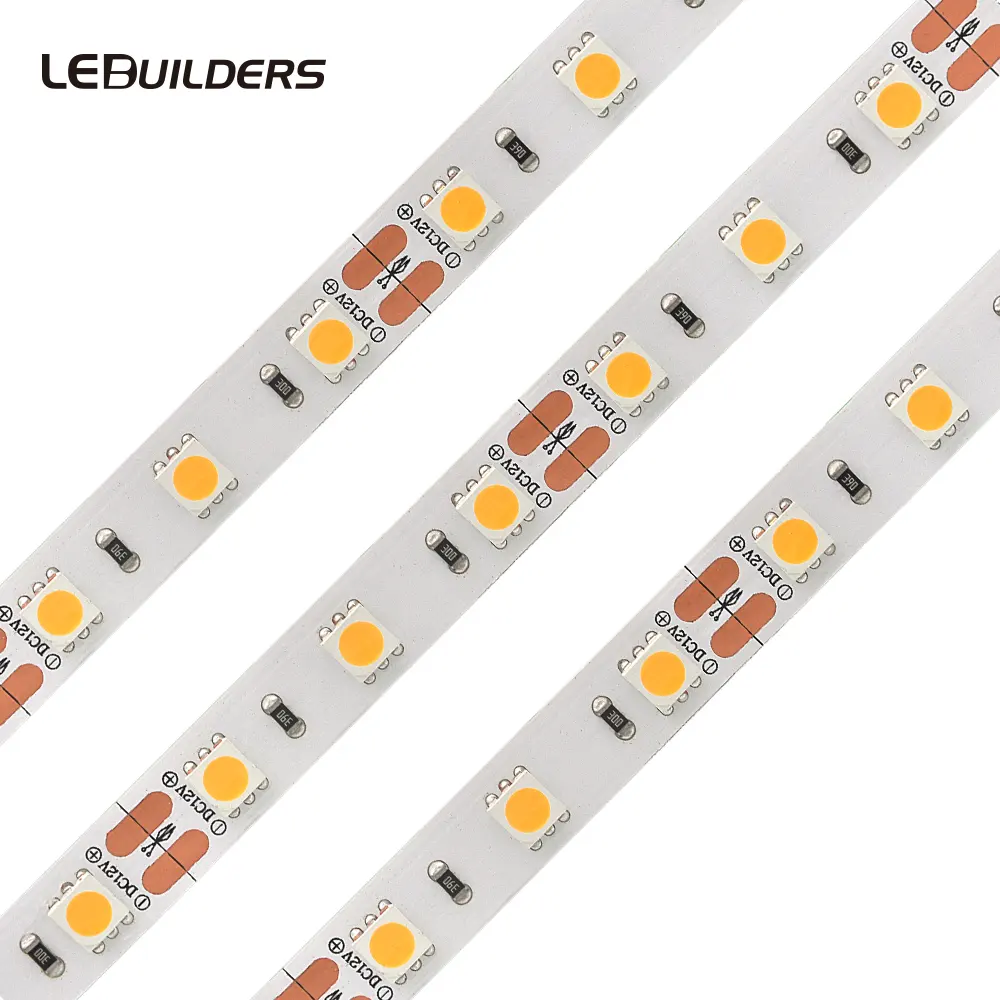 Penjualan Laris Led Strip 5050 Tahan Panas Led Strip Lampu 60Leds/M 24V Pabrik dari Cina