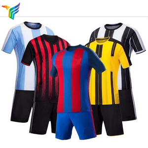 Yeni stil siyah Hızlı kuru futbol giyim Forması takım üniforma özelleştirilmiş - Product Image 1