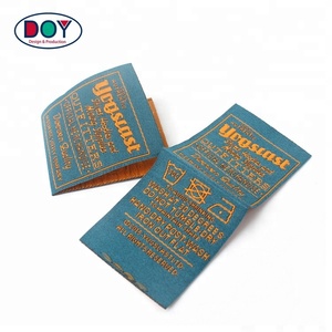 Phụ Kiện May Mặc Tùy Chỉnh Tên Thương Hiệu 100% Polyester Máy Dệt Rửa Chăm Sóc Nhãn Và Tags Cổ - Product Image 3