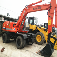Hitachi — pelle à roues EX100 d'occasion, pelle à pneus de 12 tonnes, de marque japonaise, ex120 ex160 ex200, en promotion