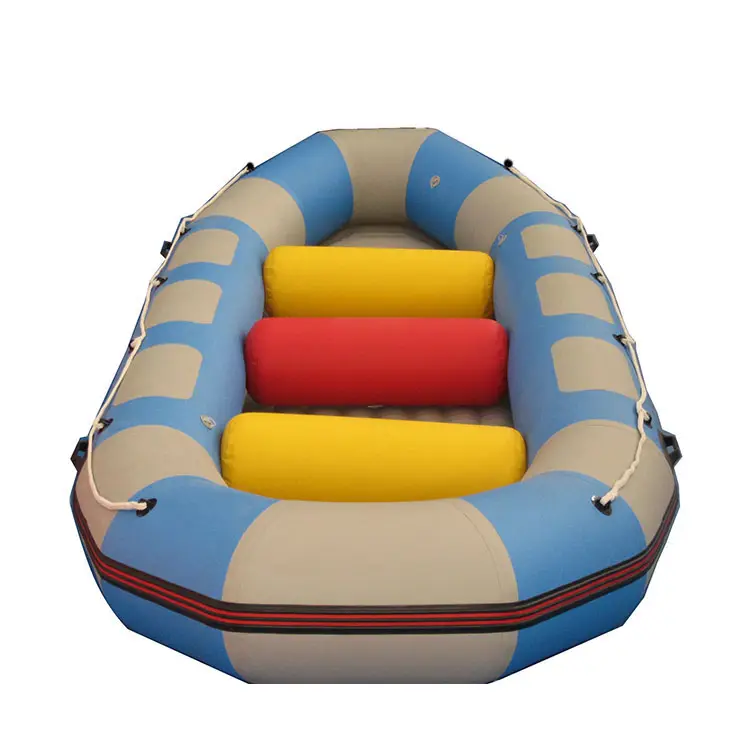 Venta caliente 2017 Nuevo estilo-Fianza de agua blanco rafting en el río barco inflable bote de remos en buena calidad