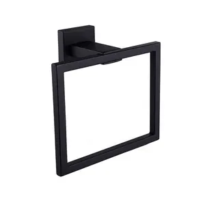 Import export business ideas new products high quality bathroom stainless steel square towel ring