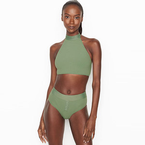 Atacado Sporty Swim Estilo Duas Peças Biquínis Hot Sexy Swimwear Beachwear Swimsuit Sexy Biquíni para Meninas Sexy