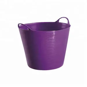 Seau à eau Seaux de jardin BN Haute qualité Portable en plastique PE Stockage personnalisé Durable Seau à vadrouille en plastique Flexi Bacs Big