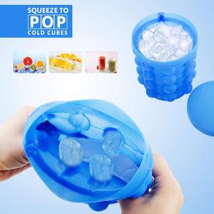 Silicone Ice Cube Plateaux MoldsIce Cube Boule de Glace Maker pour La Maison Cuisine Voyage Camping - Product Image 6