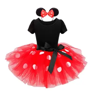 New children's Minnie bubble skirt Princess dress Princess dress summer children kids girls party dress