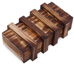 Caja Secreta <span class=keywords><strong>de</strong></span> <span class=keywords><strong>Madera</strong></span> <span class=keywords><strong>Vintage</strong></span> Mágica con Cajón - Product Image 2