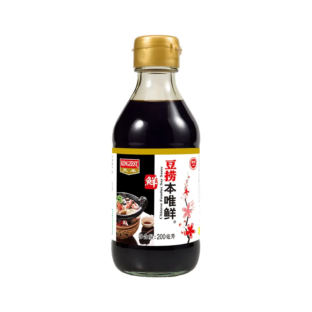 低MOQホット販売200mlボトル高品質調味料良い味寿司醤油ディッピング