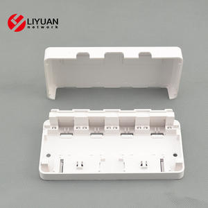 Liyuan 4-Port Keystone <span class=keywords><strong>Cat6</strong></span> & cat5e RJ45 Mạng nối bề mặt gắn kết hộp Viễn Thông Parts-LY-SB47 - Product Image 3
