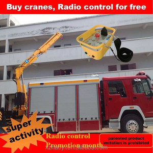 4 ton mini grue camion grue camion chargeur grue - benne à vendre avec radio control - Product Image 6
