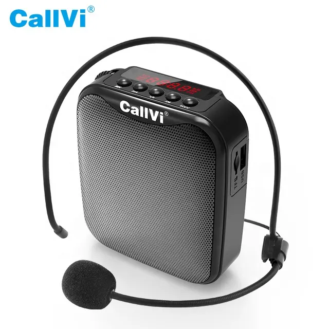 Callvi V-311 Rechargeable Small Stereo Waistband Voice Amplifier For Teachers