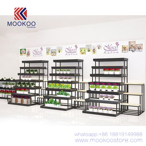 Kim Loại Hiển Thị Cho Cửa Hàng Hoa Miễn Phí Thường Vụ Thiết Kế Cửa Hàng Bán Lẻ Kệ - Product Image 3